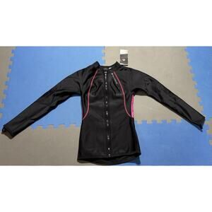 Sharkskin Chillproof Women's Long Sleeves Chest Zip wetsuit Top US 4 AUS 10